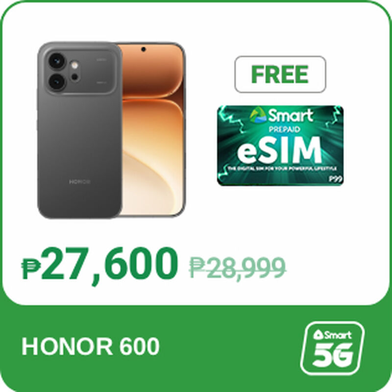 HONOR 600 5G with Earbuds Clip Black, , hi-res image number 0